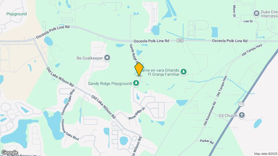 661 Sandy Ridge Dr Map and Location Details