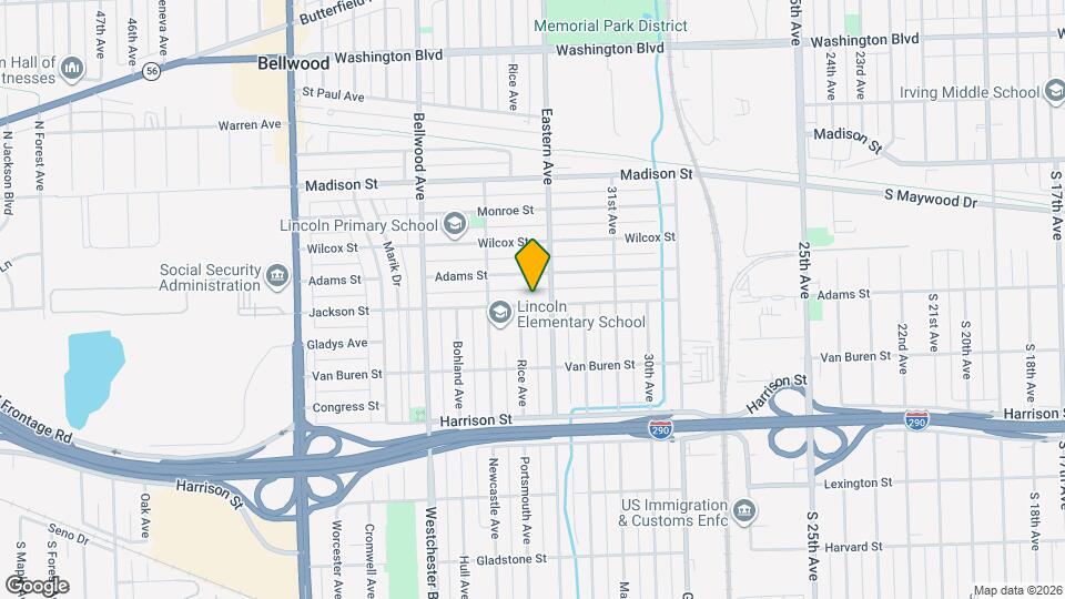 3313 Jackson St, Unit #2 Map and Location Details