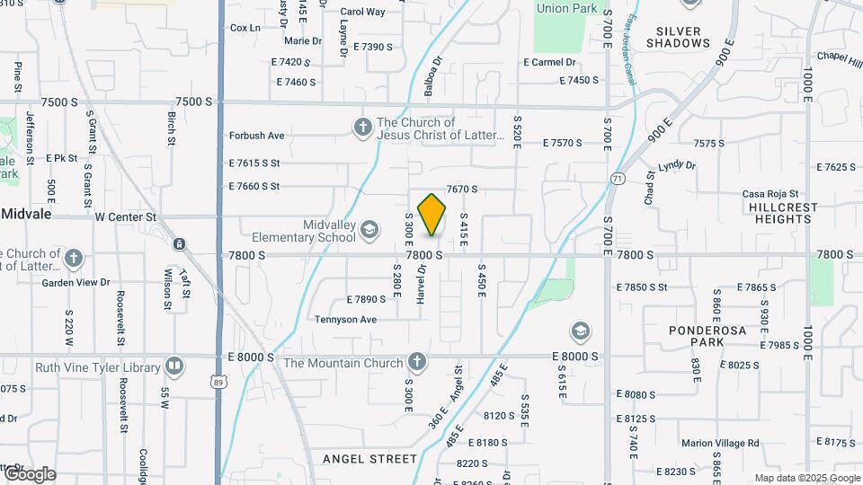 7782 S Chad Heights Ln Map and Location Details