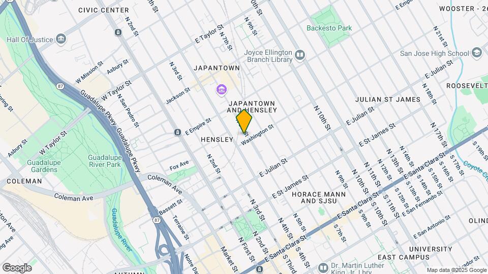 415 N 5th St Map and Location Details