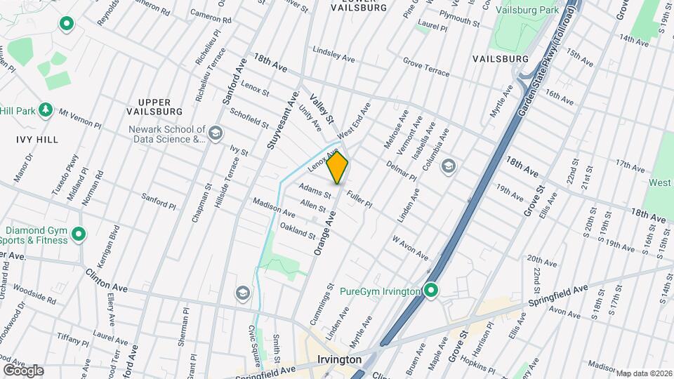 245 Orange Ave Map and Location Details