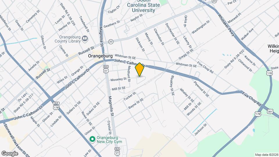 920 Moseley St Map and Location Details