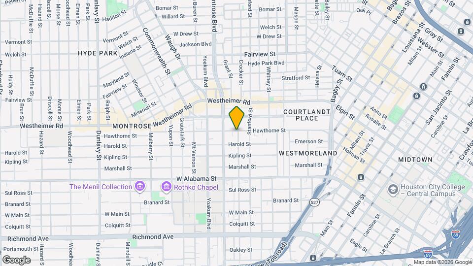 907 Hawthorne St Mapa y Detalles de la Ubicación