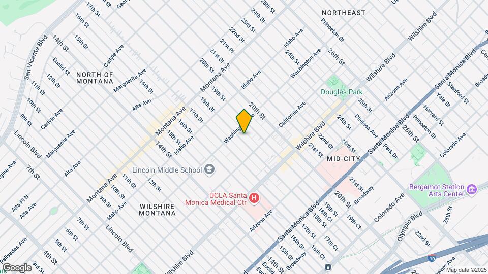 1021 18th St Mapa y Detalles de la Ubicación