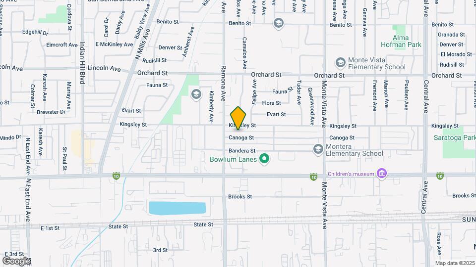 4552 Canoga St Map and Location Details
