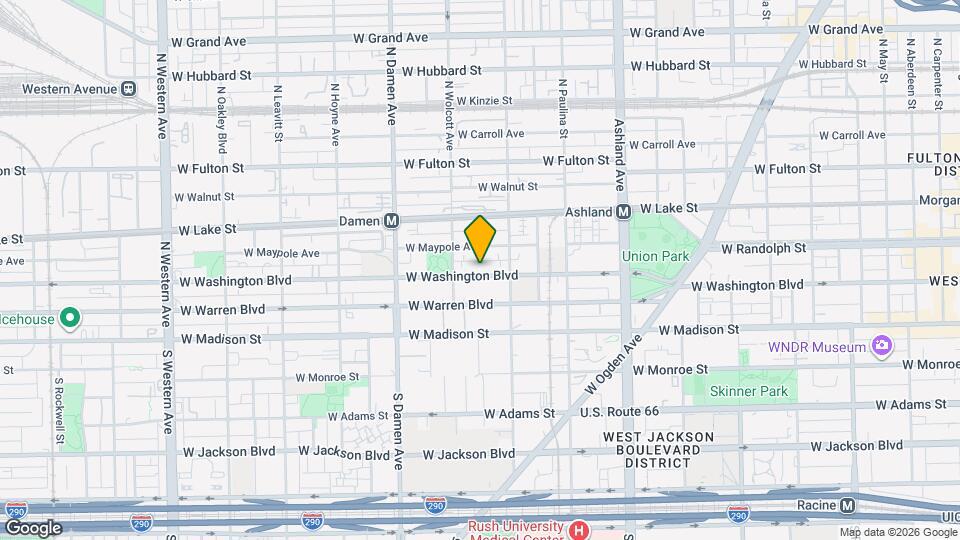 1832-1 W Washington Blvd Map and Location Details