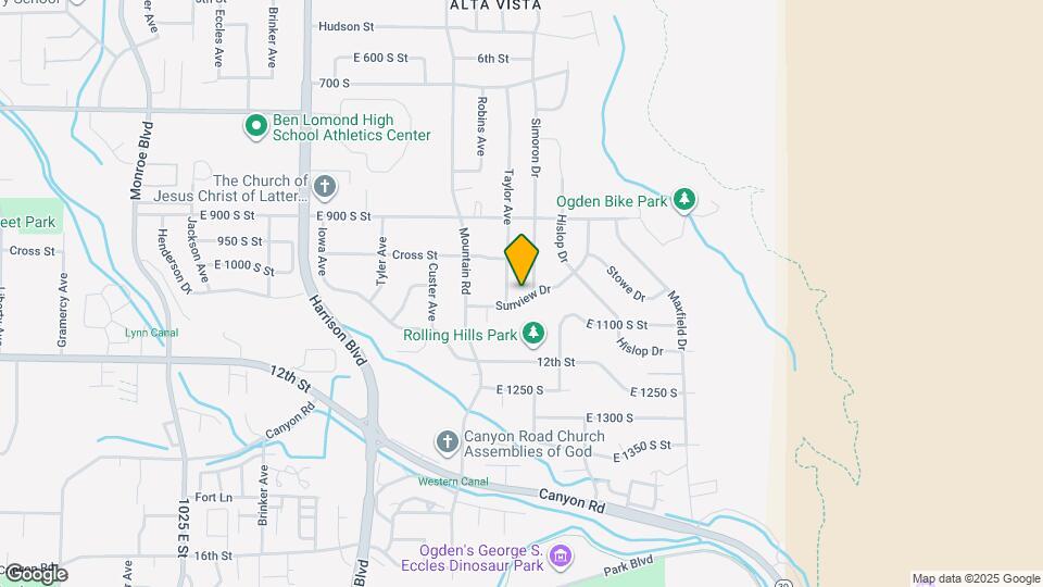 1528 Sunview Dr Map and Location Details