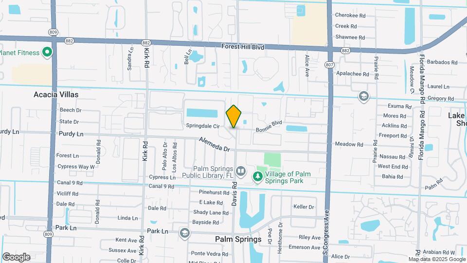 584 Springdale Cir Map and Location Details