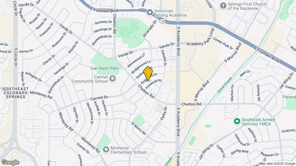 3560 Ironwood Pl Map and Location Details