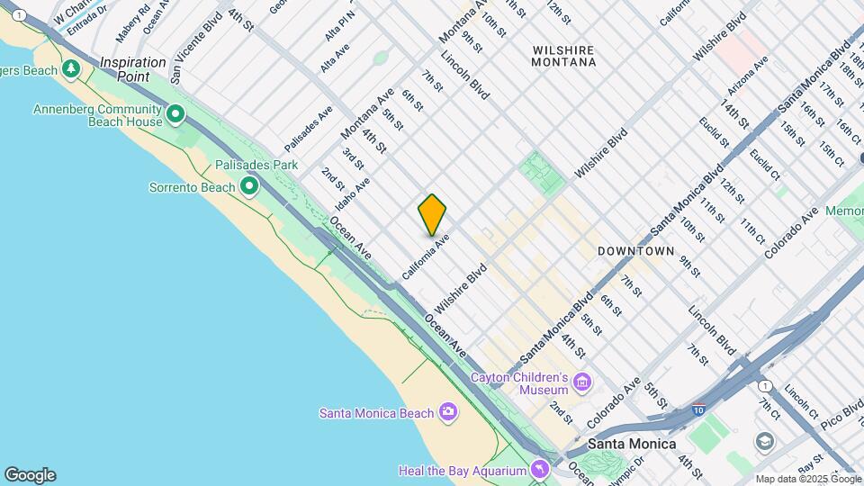 231 California Ave, Unit 1056 Map and Location Details