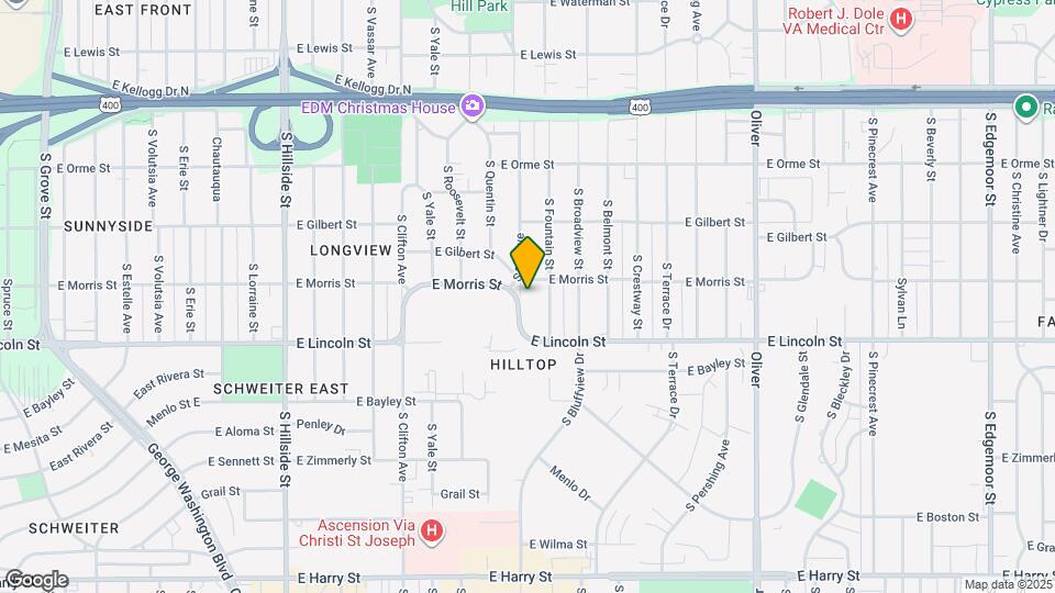 818 S Bluff Ave Mapa y Detalles de la Ubicación