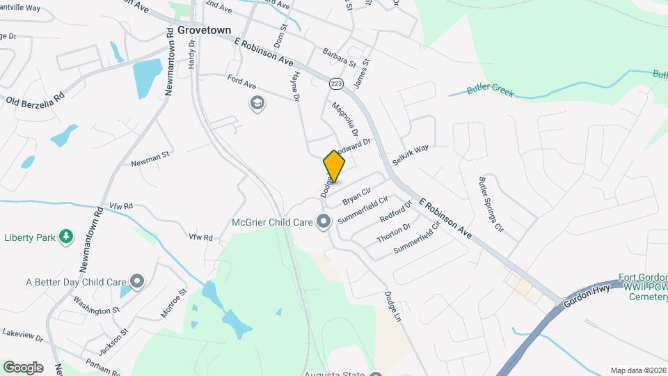 853 Bryan Cir Map and Location Details