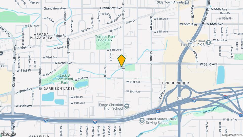 8402 W 52nd Ave Map and Location Details