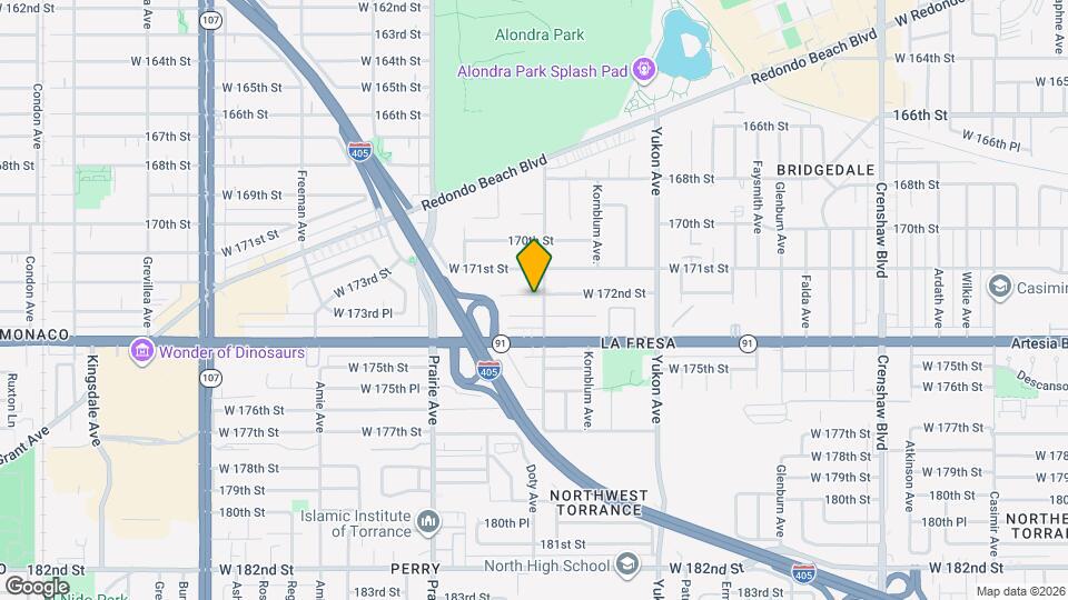 3812 W 172nd St Map and Location Details