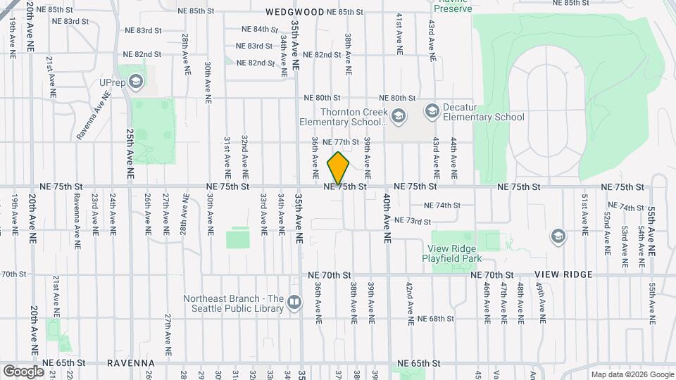 3701 NE 75th St Map and Location Details