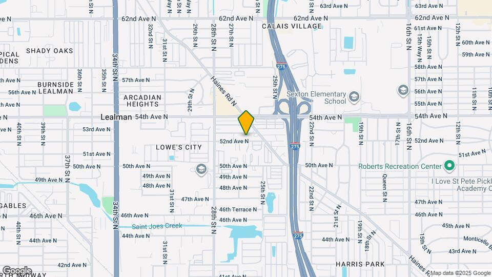 2553 52nd Ave N Map and Location Details