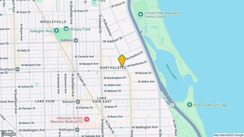 628 W Roscoe St, Unit 3N Mapa y Detalles de la Ubicación