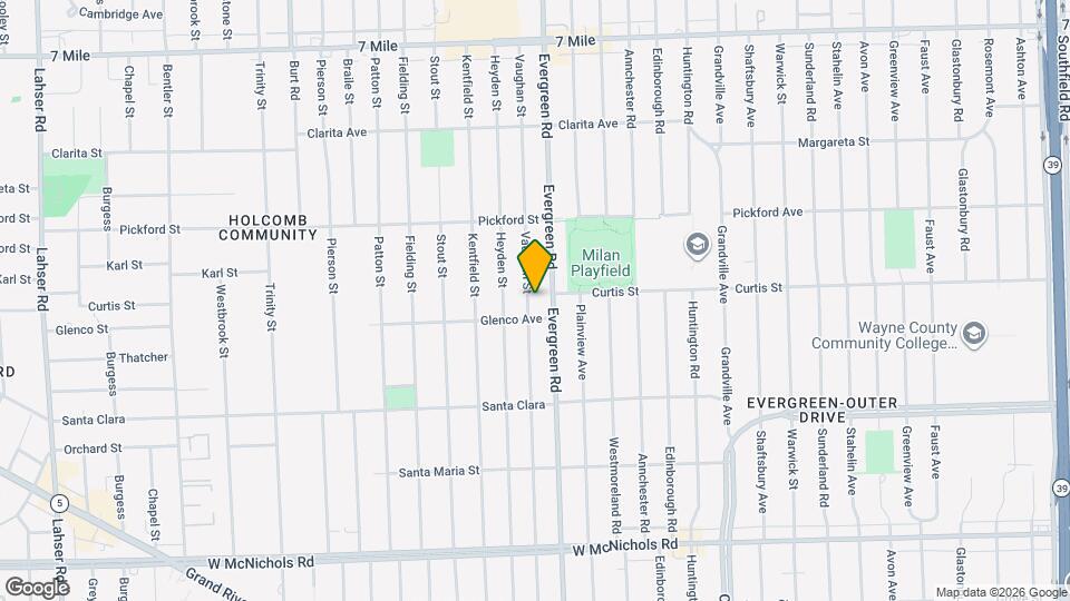 18134 Vaughan St Map and Location Details