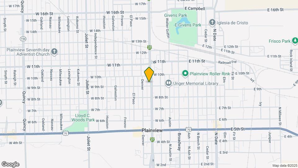 901 Columbia St Map and Location Details