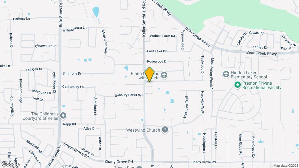 1504 Brentwood Trl Mapa y Detalles de la Ubicación