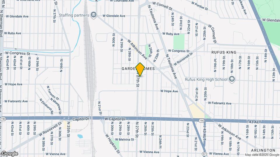 4260 N 27th St Map and Location Details