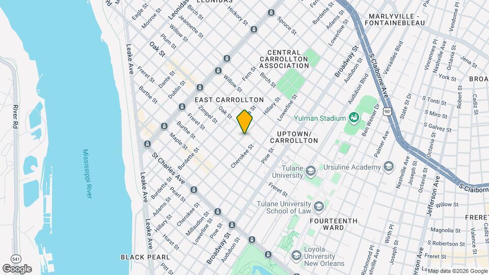 1123 Hillary St Mapa y Detalles de la Ubicación