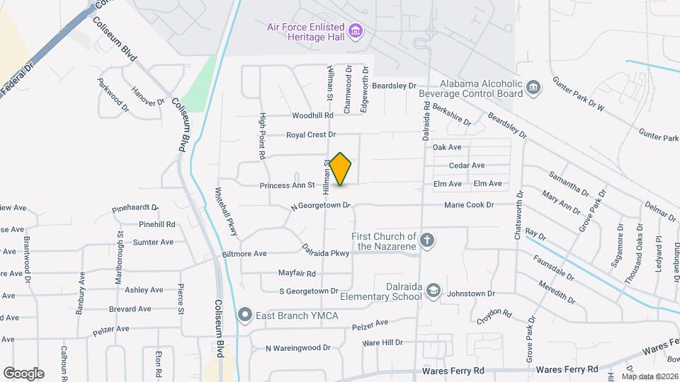 3614 Princess Ann St Map and Location Details