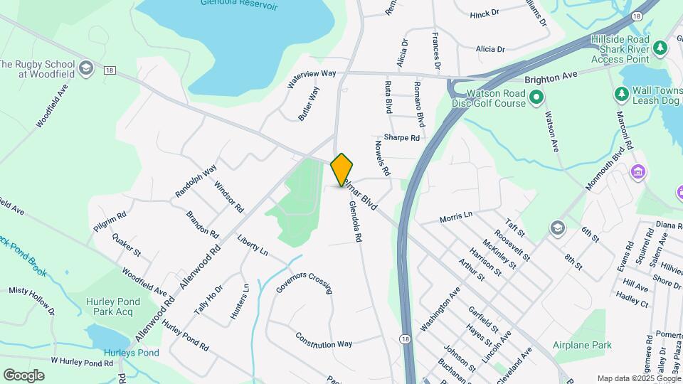 1601 Glendola Rd Map and Location Details