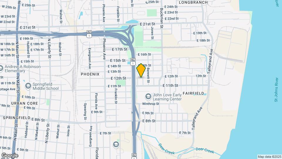 1444 E 12th St Mapa y Detalles de la Ubicación