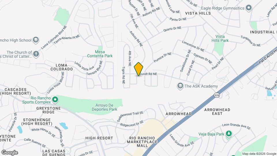 290 Asbury Rd NE Map and Location Details