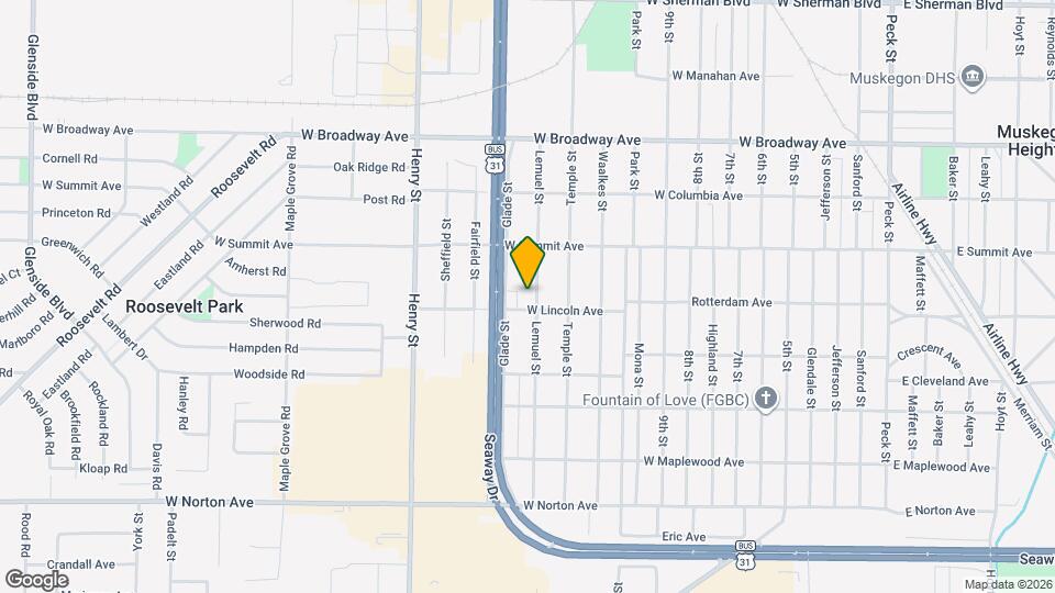 3041 Lemuel St Map and Location Details