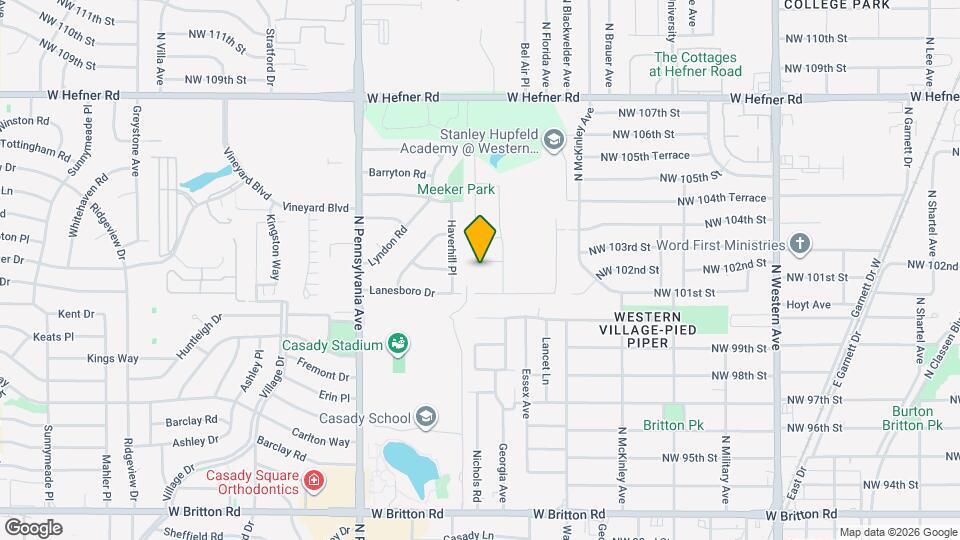 1720 Castle St Map and Location Details