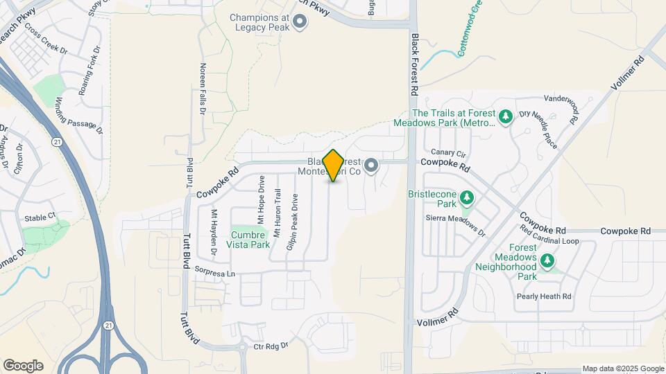 6608 Cumbre Vista Wy Map and Location Details