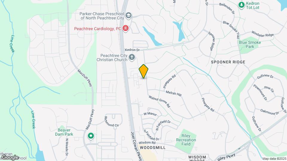 407 Walnut Grove Rd Map and Location Details