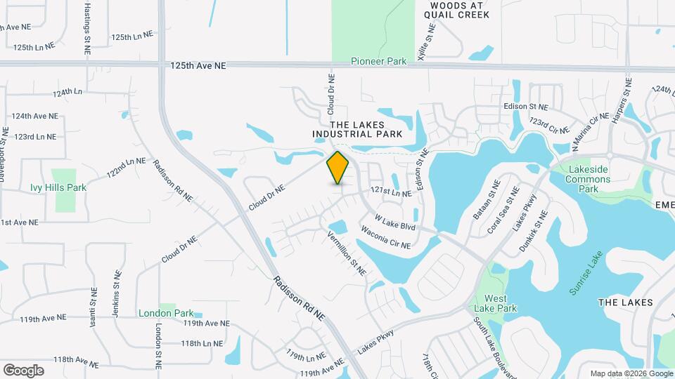 12210 Urbank St NE Map and Location Details