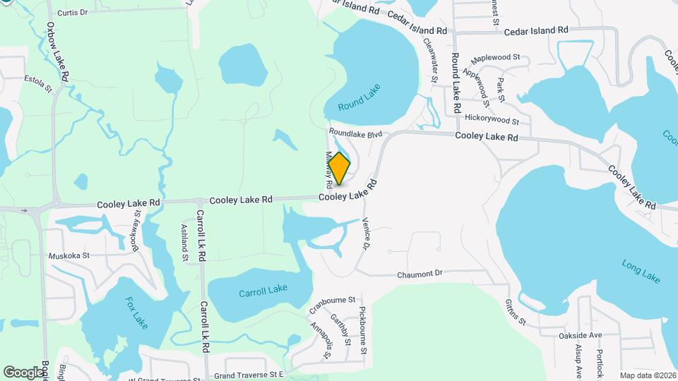 9650 Cooley Lake Rd Map and Location Details