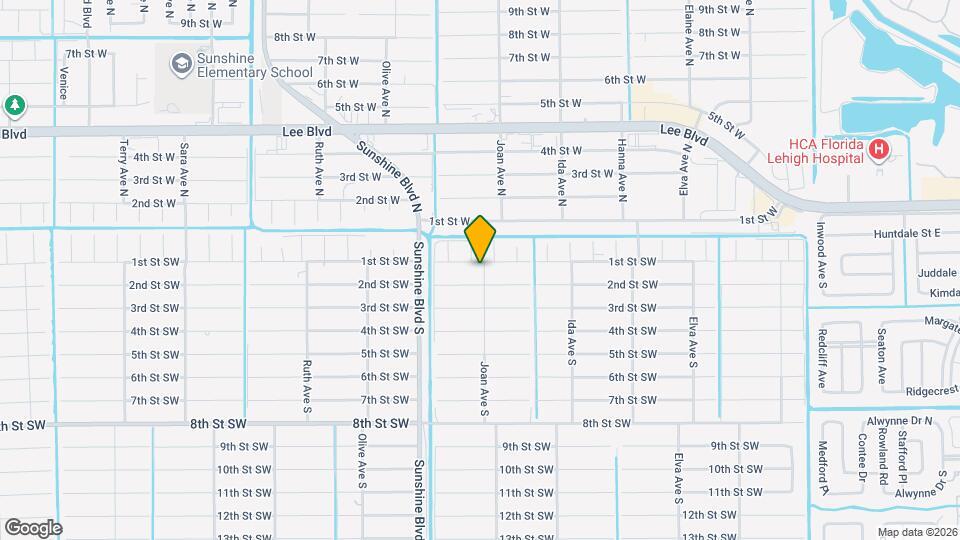 3001 1st St SW Mapa y Detalles de la Ubicación