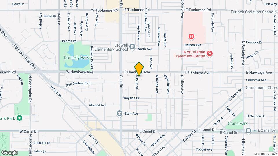 1428-1434 N Palm St Map and Location Details