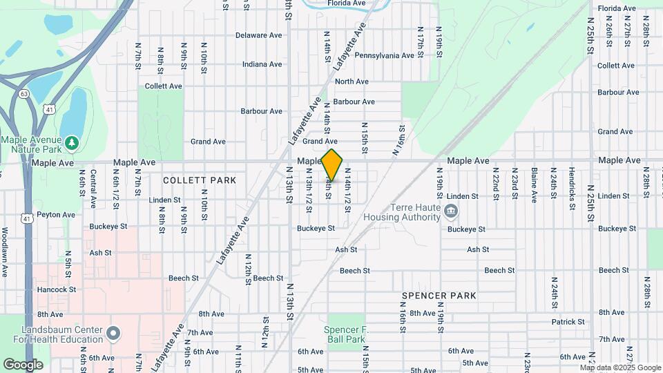 2137 N 14th St Map and Location Details