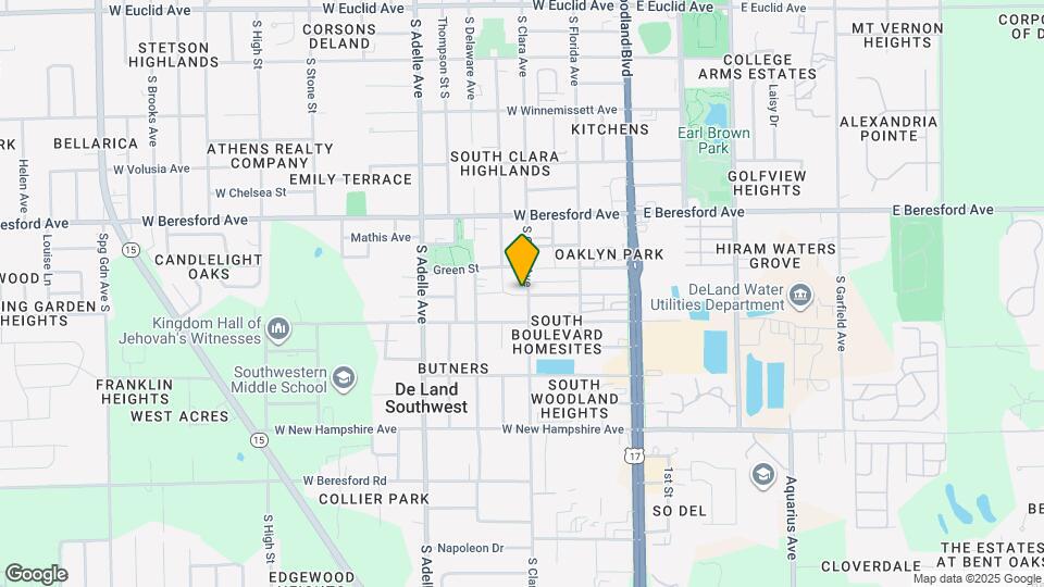 1018 S Clara Ave Map and Location Details