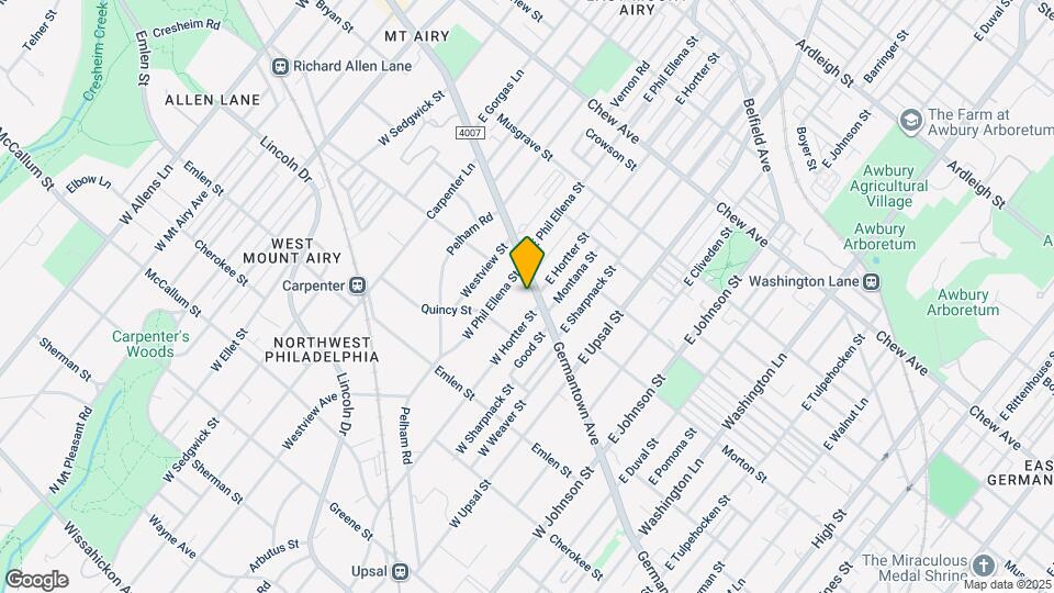 6610 Germantown Ave Mapa y Detalles de la Ubicación