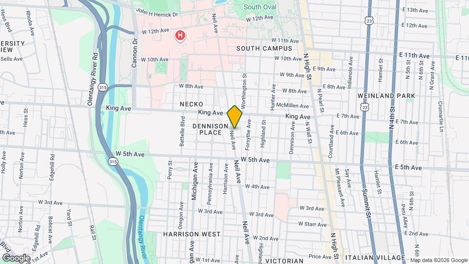 1358 Neil Ave, Unit 01-413 Mapa y Detalles de la Ubicación