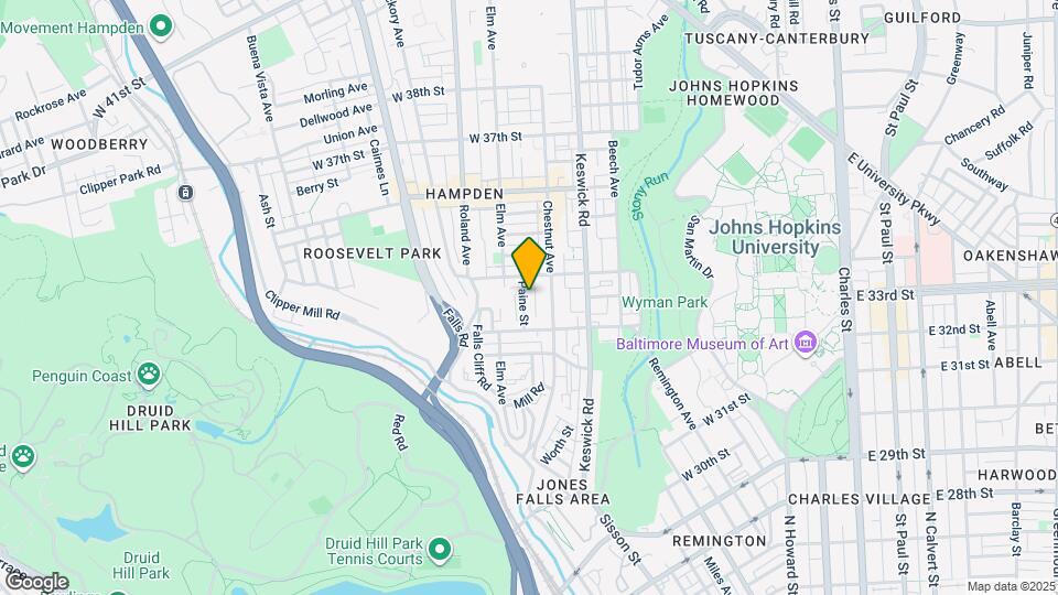 3339 Paine St Map and Location Details