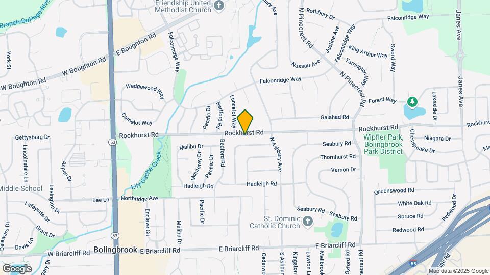 325 Rockhurst Rd Map and Location Details