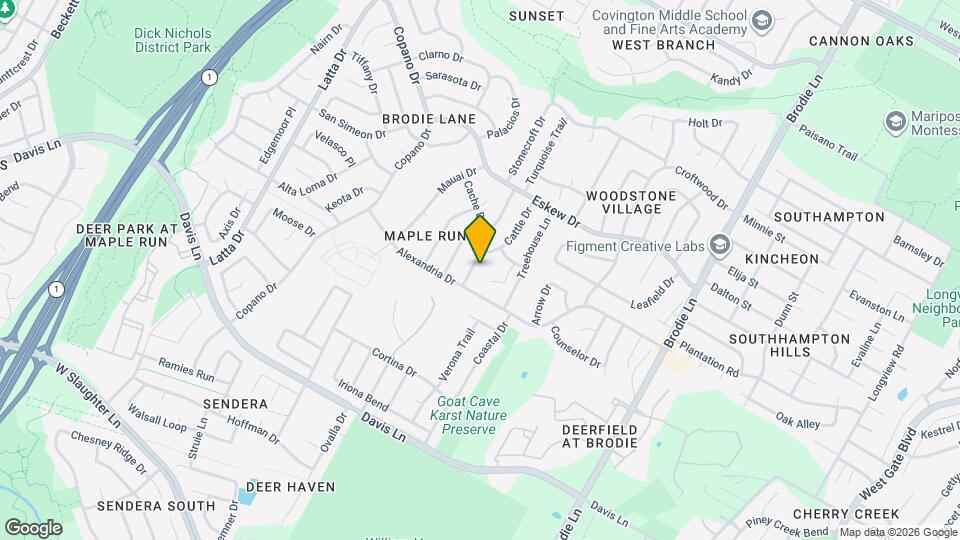 8401 Horton Trail Map and Location Details