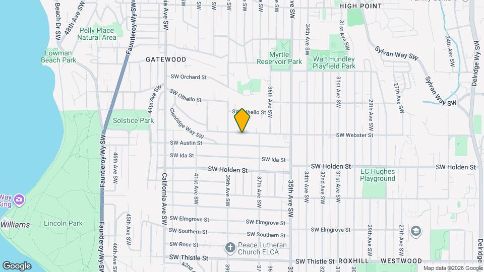 3733 SW Webster St Map and Location Details