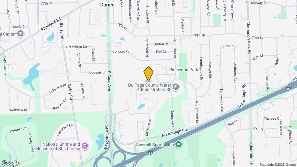 8119 Oriole Dr Map and Location Details