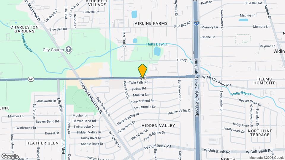 1106 Twin Falls Rd Map and Location Details