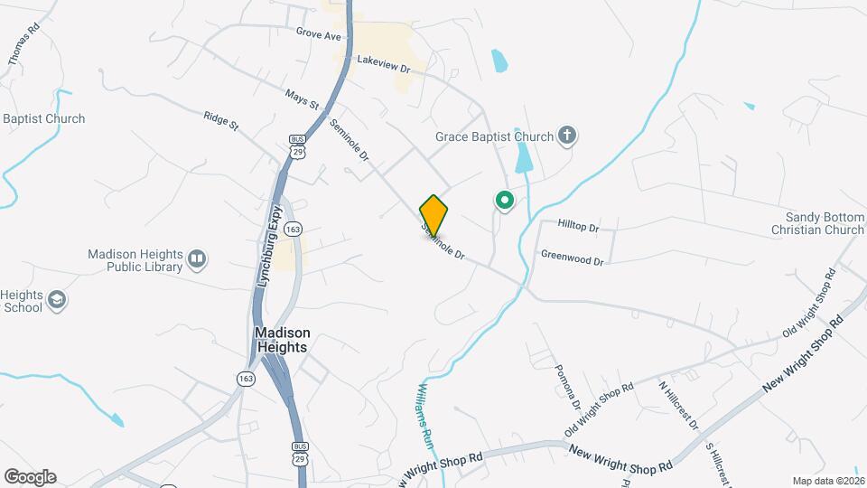 270 Seminole Dr Map and Location Details