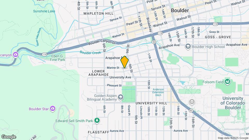 1544 8th St Map and Location Details